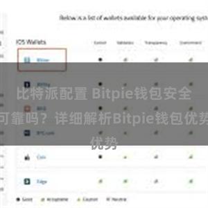 比特派配置 Bitpie钱包安全可靠吗？详细解析Bitpie钱包优势