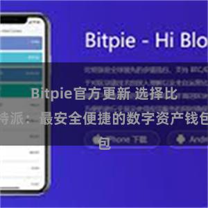 Bitpie官方更新 选择比特派：最安全便捷的数字资产钱包