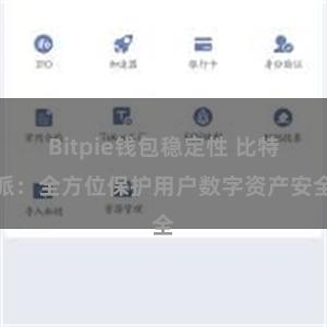 Bitpie钱包稳定性 比特派：全方位保护用户数字资产安全