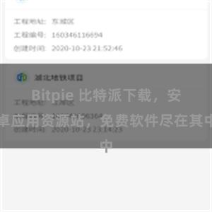 Bitpie 比特派下载，安卓应用资源站，免费软件尽在其中