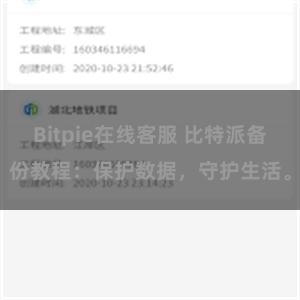Bitpie在线客服 比特派备份教程：保护数据，守护生活。