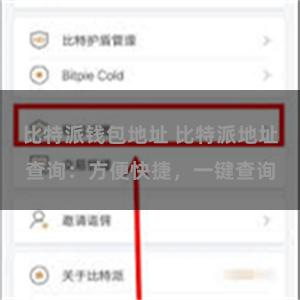 比特派钱包地址 比特派地址查询：方便快捷，一键查询