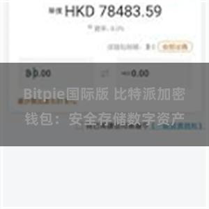 Bitpie国际版 比特派加密钱包：安全存储数字资产