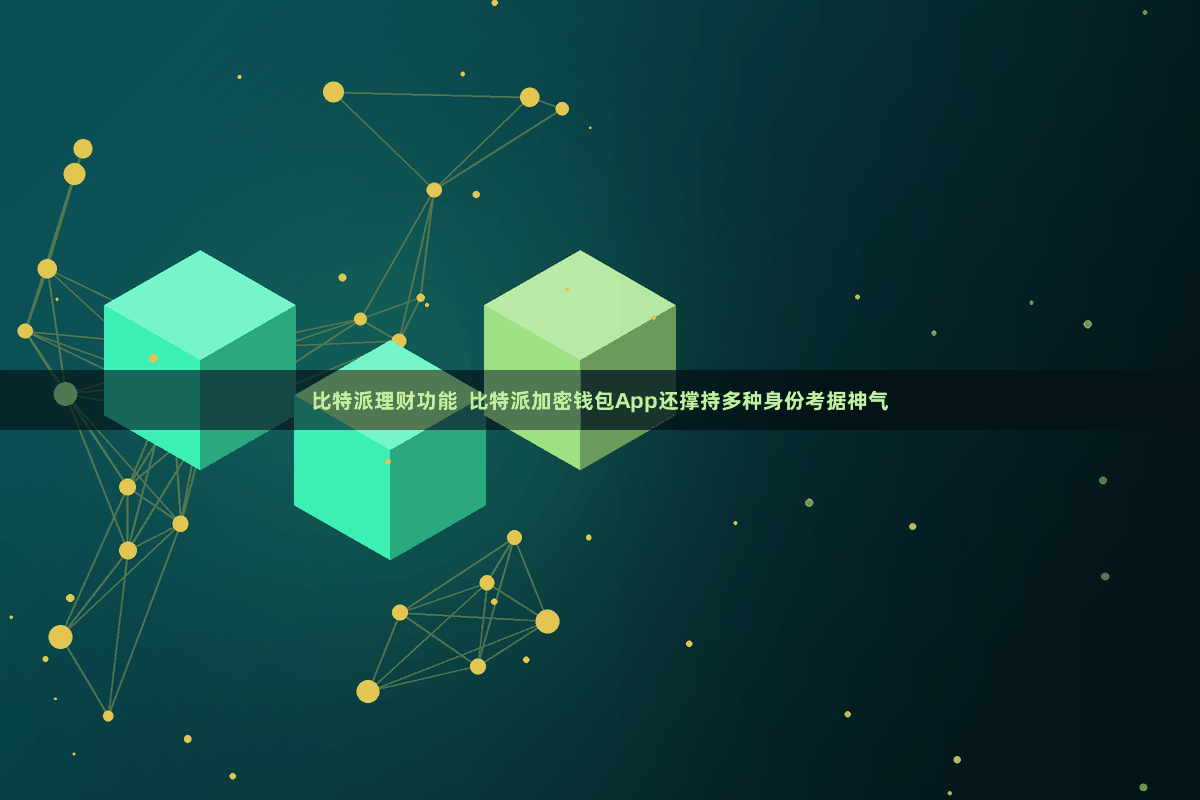比特派理财功能  比特派加密钱包App还撑持多种身份考据神气